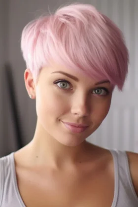 Cute and Nice Short Pink Hair Colour Ideas