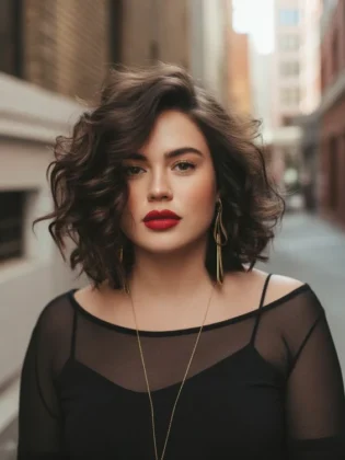 Hairstyle For Round Face