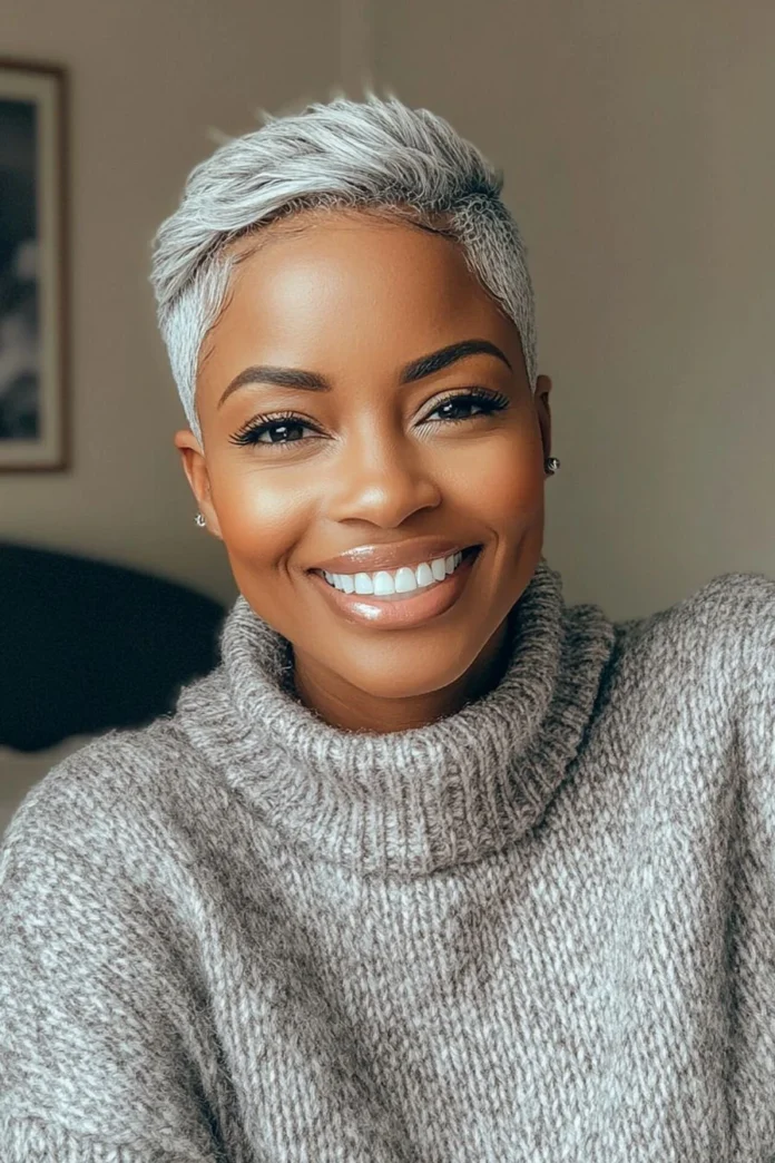Latest Gray Hair Styles Ideas