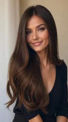 Long Brown Hairstyles and Haircuts