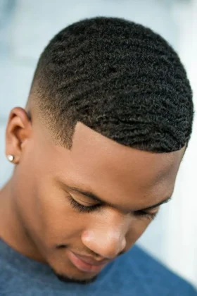 Short Haircuts for Black Man for Round Faces
