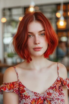 Short Haircuts for Redheads