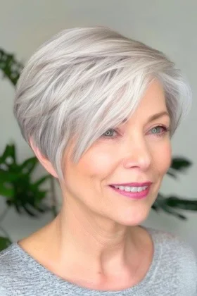 Short Haircuts for Women Over 60 With Fine Hair