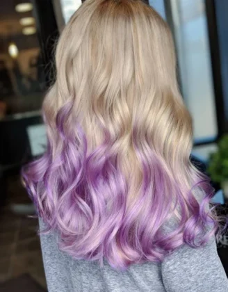 Stunning Purple Ombre Hair Color Ideas