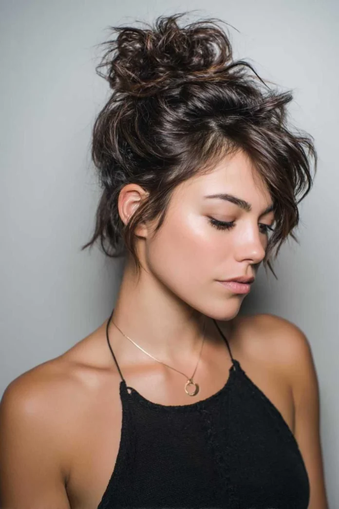 How to Do a Bun with Short Hair 