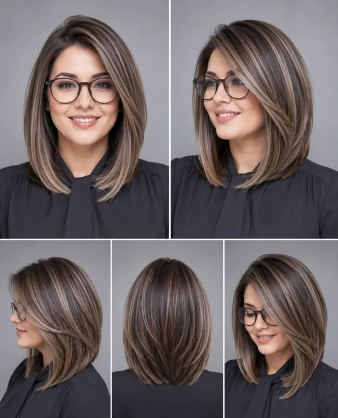 Layered Bob Haircuts Front and Back View