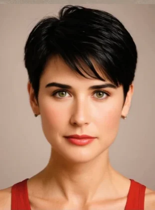 Short Hair Confidence: Demi Moore's Signature Style Guide