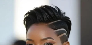 Short Haircuts For Black Women Shaved On Sides