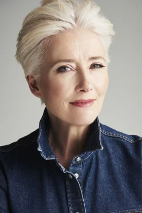 Emma Thompson&rsquo;s Grey Pixie Cut Is the Most Haircut of 2026